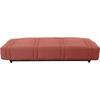 Banquette clic clac 3 places - Terracotta - 100% coton - L 193 x P 92 cm - LENA