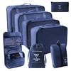 4/7/8 Piece Set Travel Bag Organizer Clothes Luggage Travel Organizer Blanket Shoes Makeup Organizers Bag Suitcase Pouch Packing Cubes