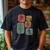 Ski Retro Style Unisexs Shirt Gift for Ski Fans Casual Style Tops Oneck Ropa Hombre Regular Short Sleeve High Quality Cotton TEE