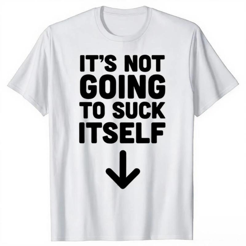 Cotton Mens Short Sleeves Highquality Comfortable Short Sleeves Parody Gay Eating Loser Printed Short Sleeves Mens Gifts