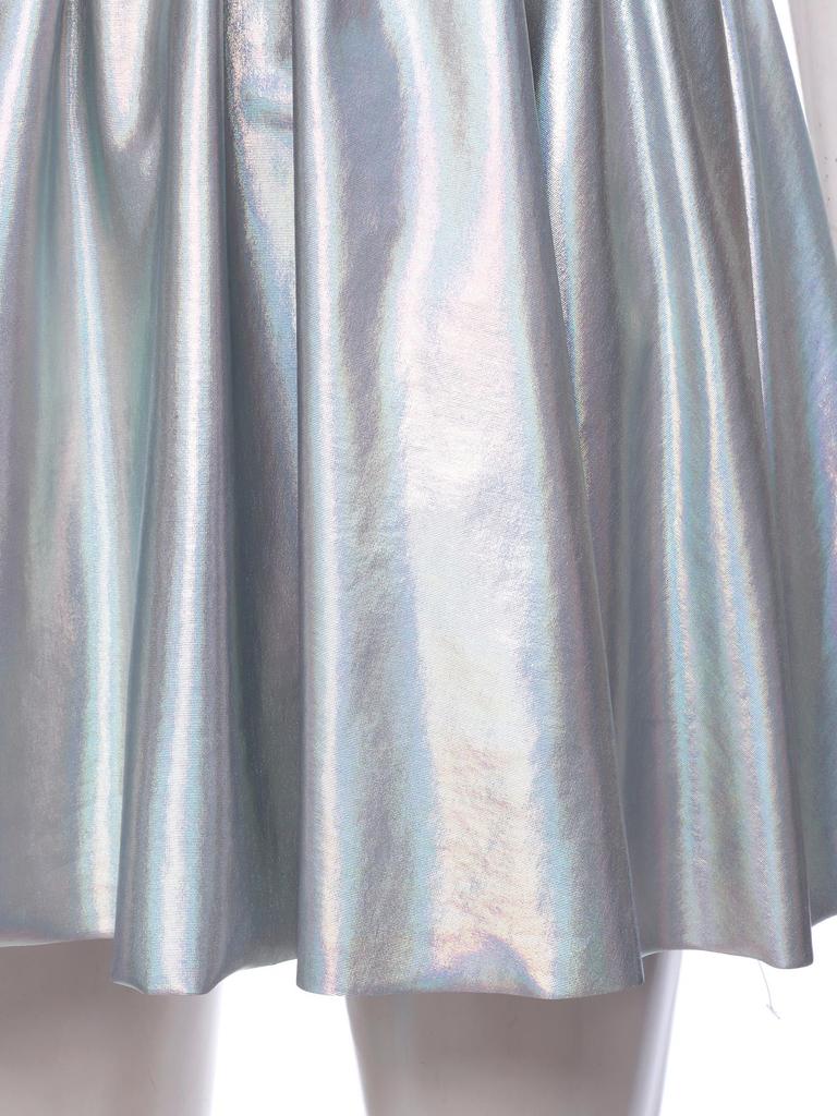 Womens Halloween Arab Princess Cosplay Dress V Neck Sleeveless Contrast Color Metallic Shiny Party Dress