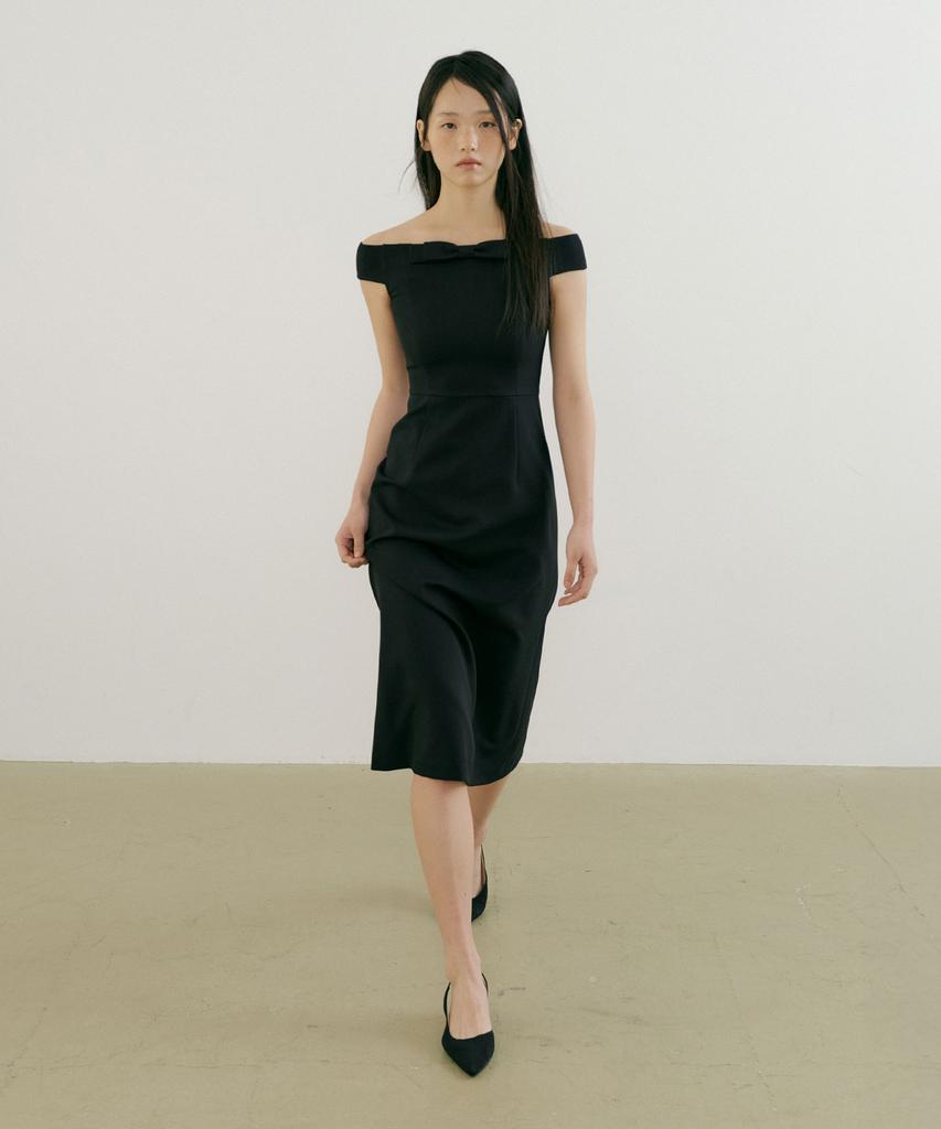 Lucirju Bellucci Ribbon One-Piece (Black)