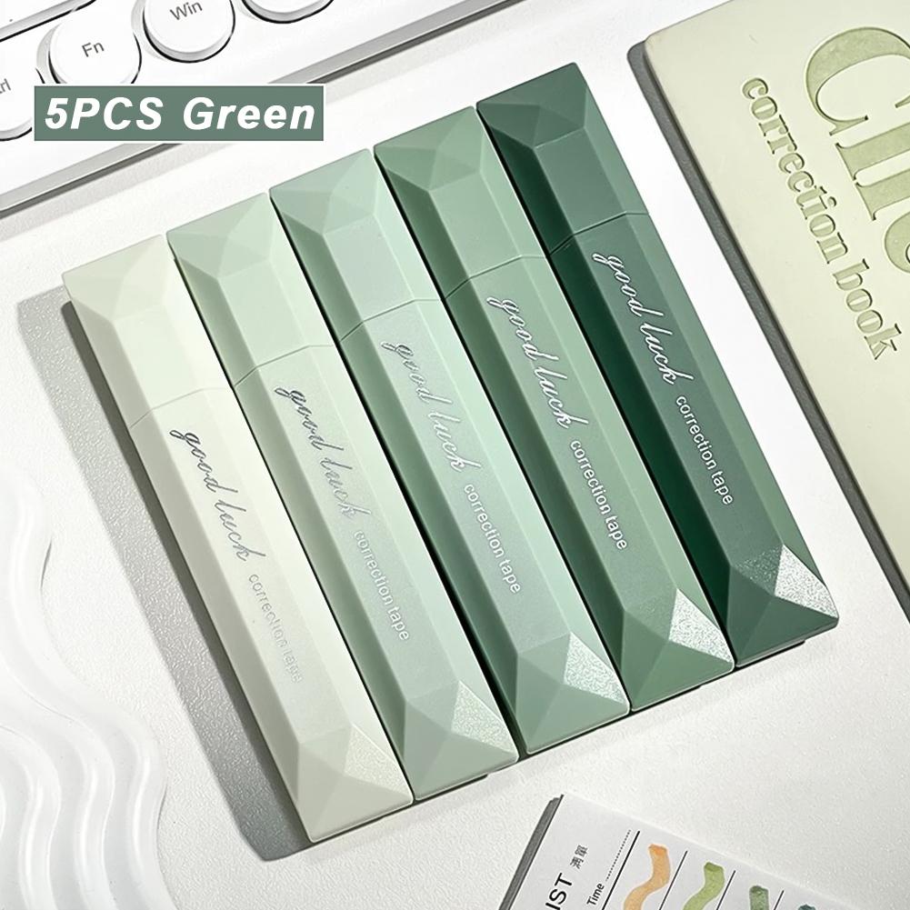 5 KS 30M Velká Kapacita Praktická Kreativní Korekční Páska Korekční Páska Bílá Nálepka Studium pro Studenty Kancelářské Potřeby