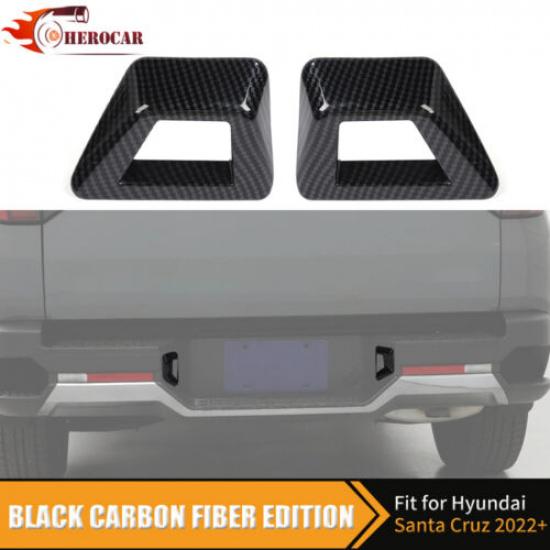 Carbon Fiber Rear Fog Light Lamp Frame Cover Trim for Santa Cruz   2024