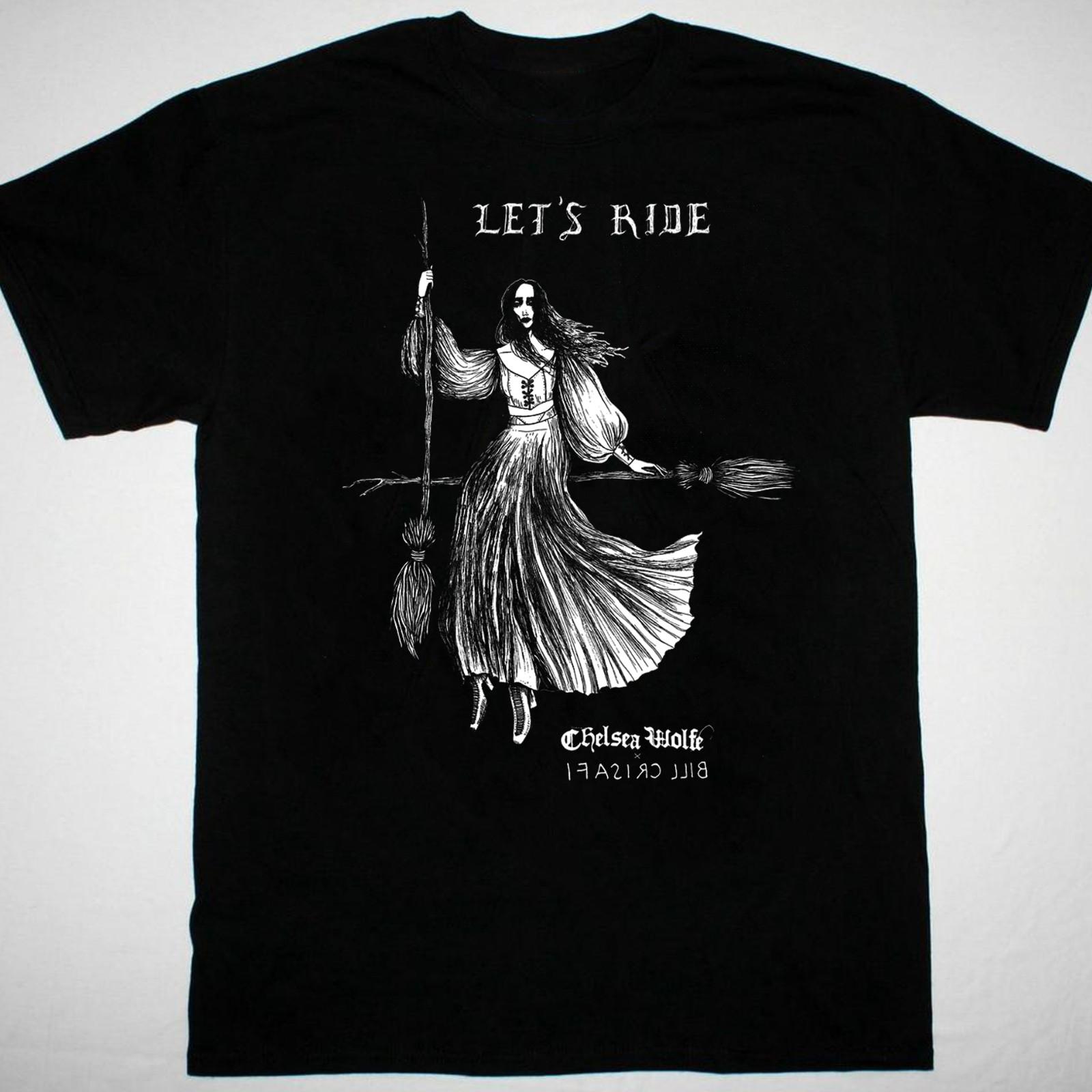 RARE Chelsea Wolfe Let s Ride Retro T-shirt Short Sleeve Unisex T Shirt S
