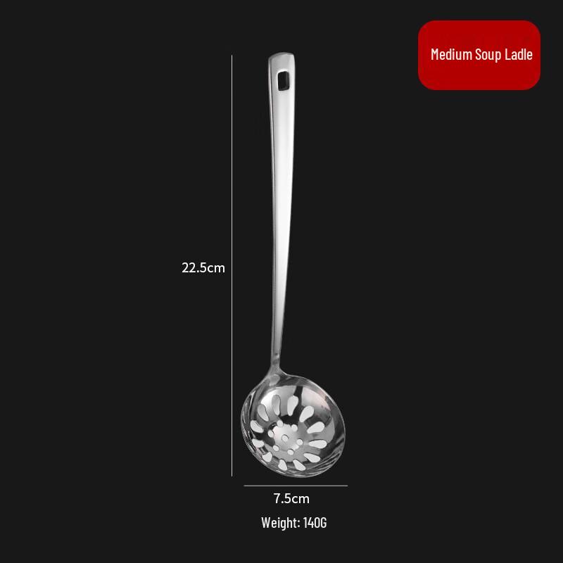 ZISIZ Thickened Stainless Steel Long Handle Kitchen Utensils