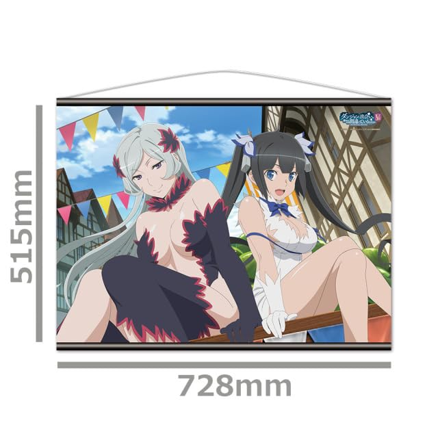 Is It Wrong To Try To Pick Up Girls In a Dungeon? V B2 Tapestry: Hestia & Freya