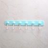 Creative Scandinavian Style Candy Color System Hooks Wall-mounted No-punch Storage Hooks Household Kitchen Bathroom Hooks