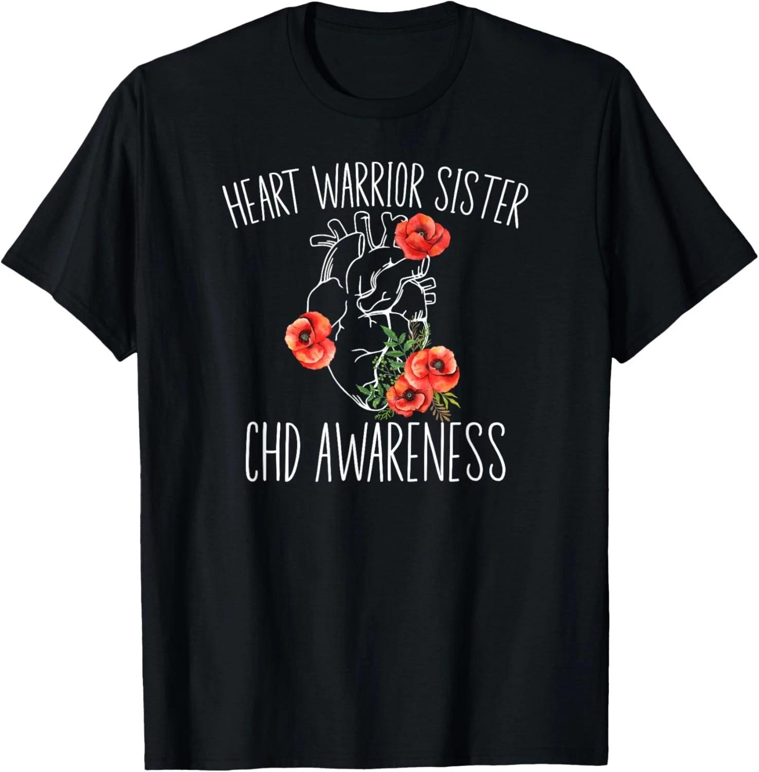 Heart Warrior CHD Awareness Sister Tee – Support CHD Fighters 4XL