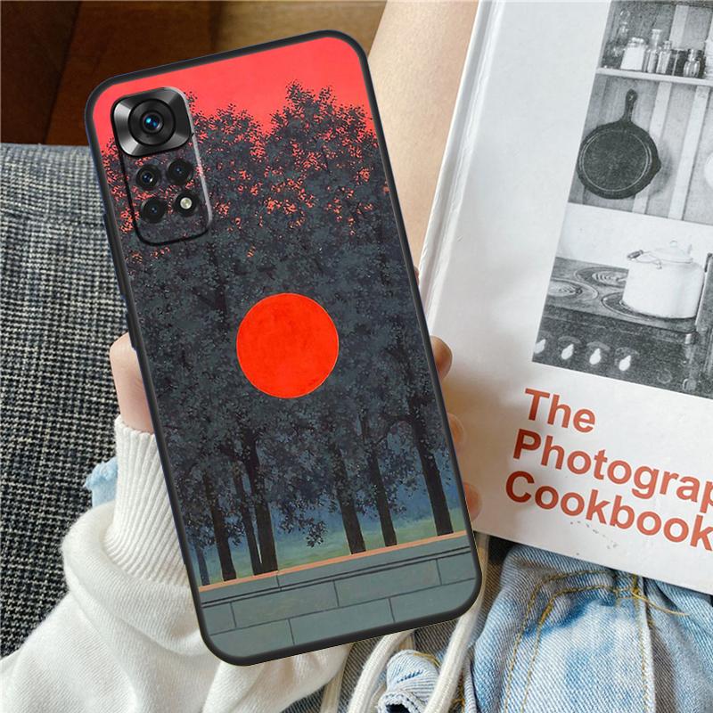 Rene Magritte Art Phone Case For Redmi Note 12 11 10 9 8 Pro 8T 9S 10S 11S 12S 9A 10A 9C 10C 12C 13C Cover