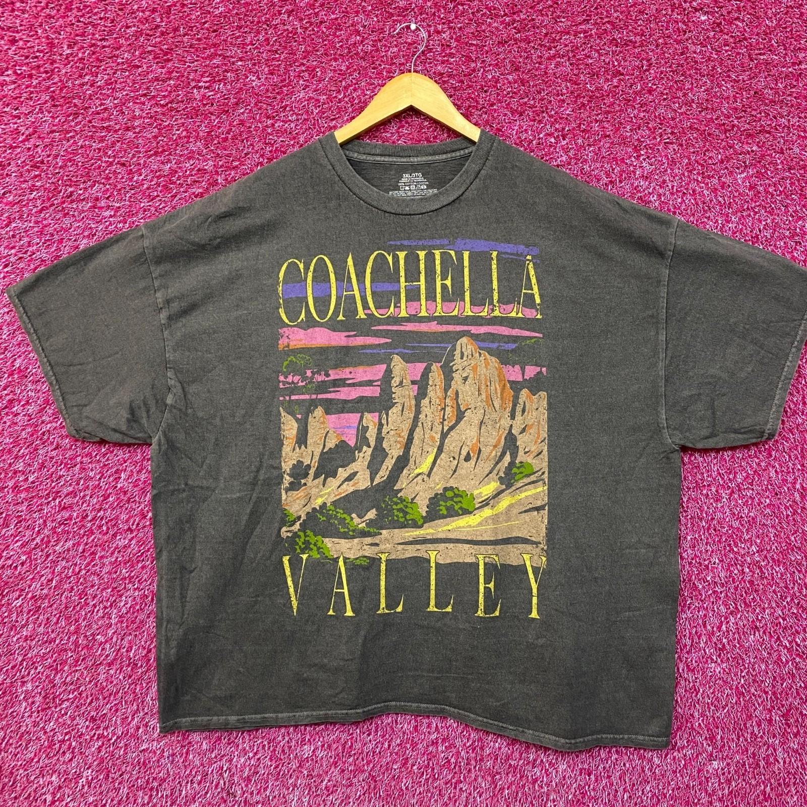 Coachella Valley California Desert Mountain Poster T-Shirt S