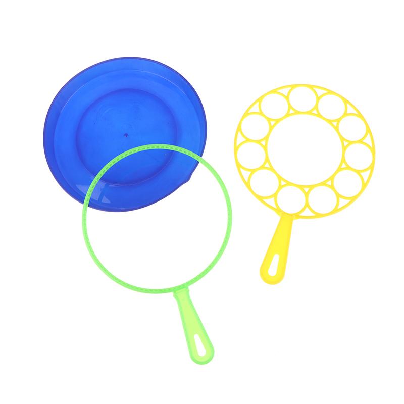 Children Big Bubbles Wand Kit Kids Toys Fancy Bubble Circle Props Parent-Child Interaction Props Outdoor Playtime Toys