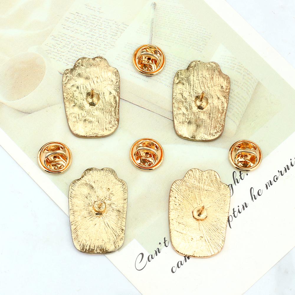 4 Colors Cartoon Cat Paw Brooches Cute Animal Kitten Claw Enamel Pins for Kids Friends Backpack Lapel Badge Fashion Jewelry Gift