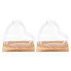 2PCS Propagation Vases Heart Shaped Glass Desktop Planter Plant Propagation Station for Small Hydroponic Plants Home