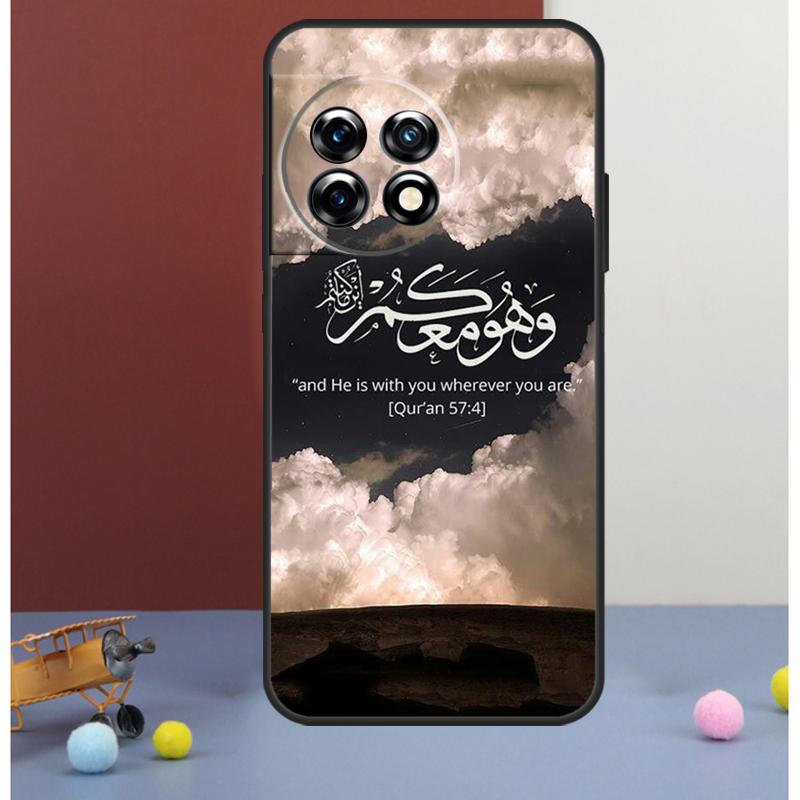 Muslim Islamic Quran Quotes Cover For OnePlus 13 12 R 11 9 10 Pro 8T 9RT 10T OnePlus Nord 4 CE 2 3 Lite N20 N30 Case