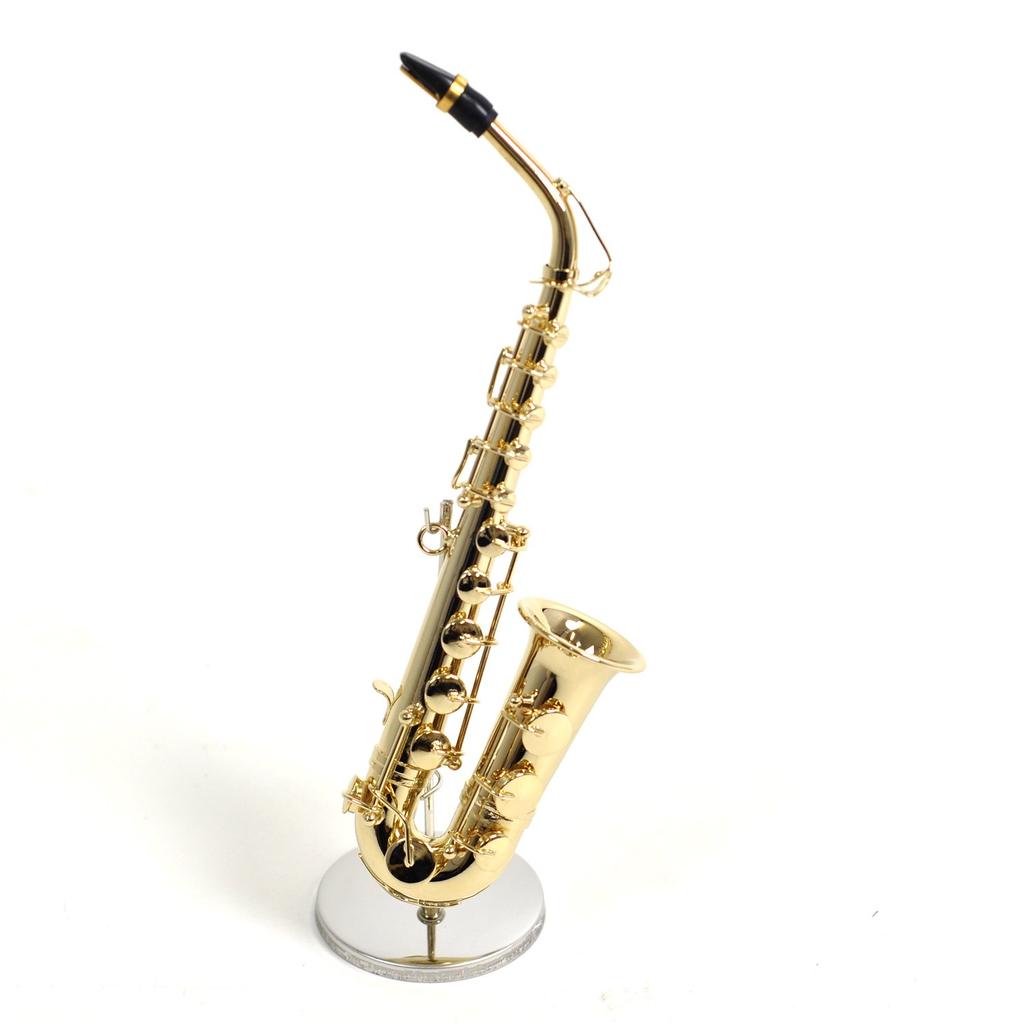 SUNRISE SOUND HOUSE Sunrise Sound House Miniature Instrument Alto Saxophone Gold 1/6