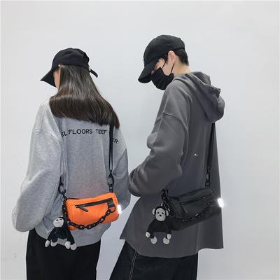 Single Shoulder Bag, Men's Street Style Round Tube Boyfriend Messenger Bag, Men's Lightweight Small Crossbody Bag