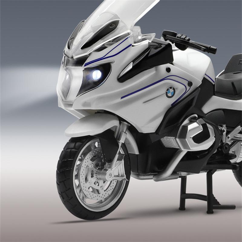 1/12 BMW R1250 RT Alloy Sports Motorcycle Model Diecast Metal Toy Travel Street Motorcycle Model Simulation Collection Kids Gift