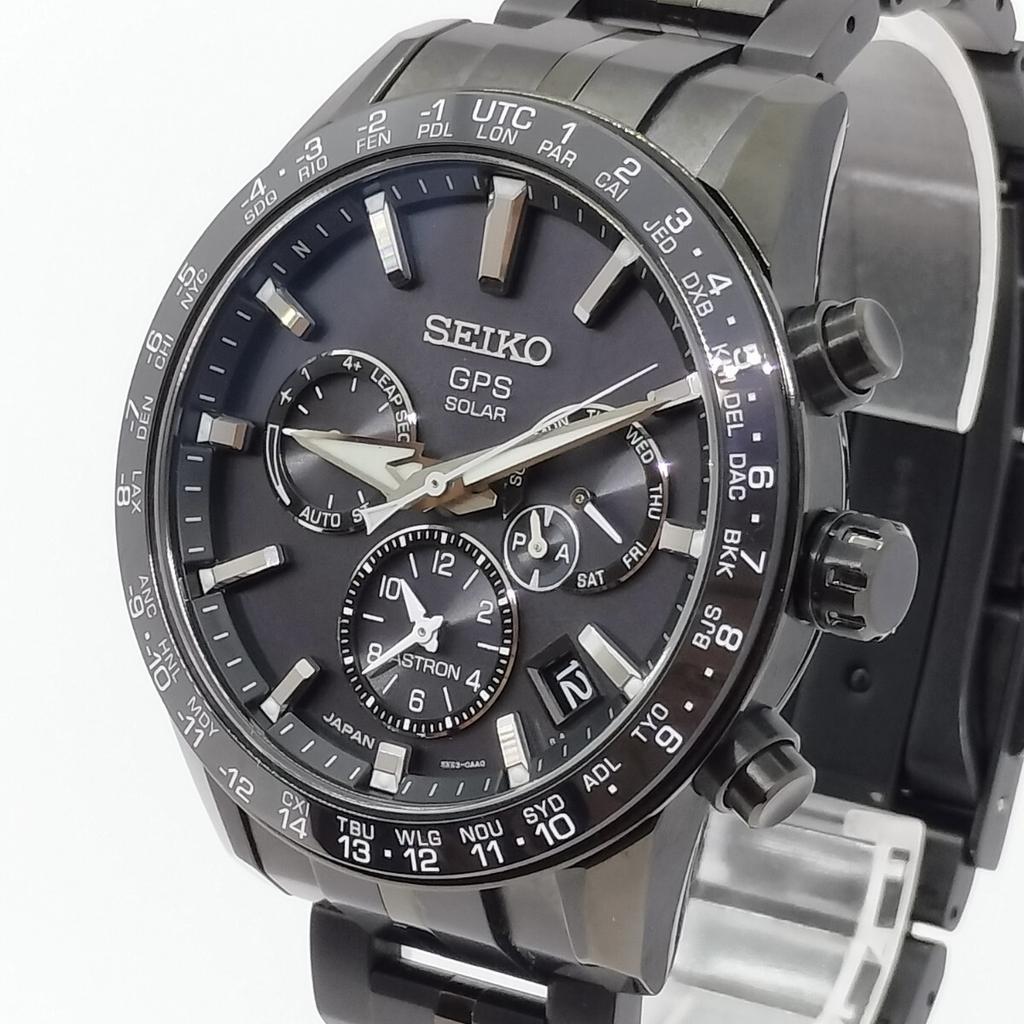 [USED]SEIKO ASTRON Solar GPS Satellite Radio Wave SBXC037 Watch [Excellent Condition] Men's