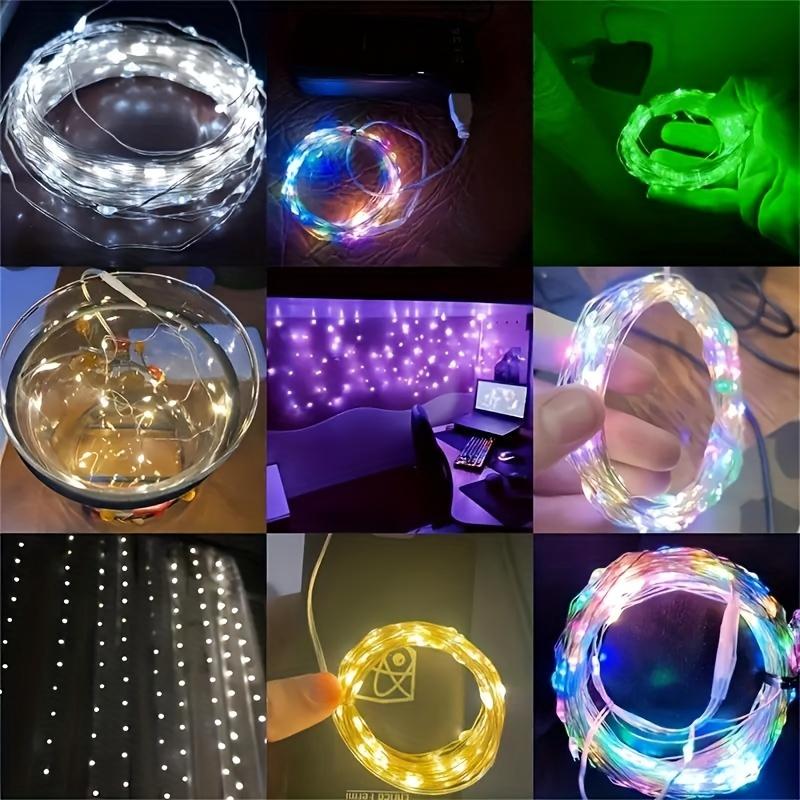 String Lights for Bedroom, Party, Wedding, Christmas Halloween Decoration, 50/100LED