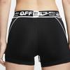 Nike Womens X Off-White Training Shorts Black Women Bottoms CN5575-010