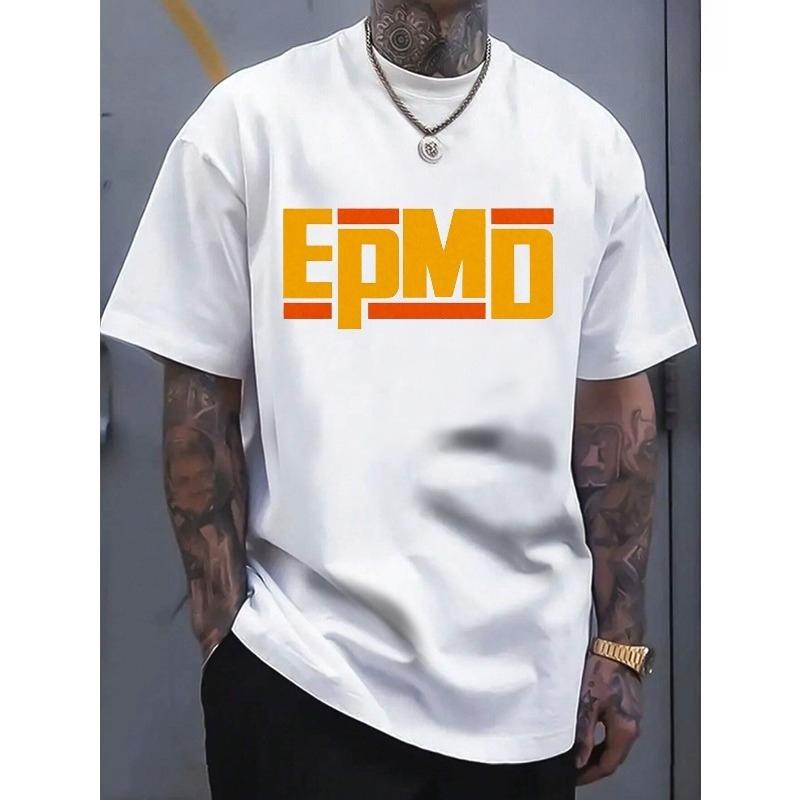 European sizes Men's & Women's T-Shirt - Iconic Brand Print, Lightweight Breathable Short Sleeve Crew Neck Tee