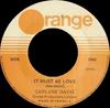 7inch Record CARLENE DAVIS  It Must Be Love  OP003 Orange Jamaica Reggae Ska  Dub Used