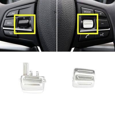 Silver For BMW 1 3 4 5 6 7 Series F10 F11 F20 F30 F34 F36 F07 F01 F02 Car Multi-function Steering Wheel Control Button