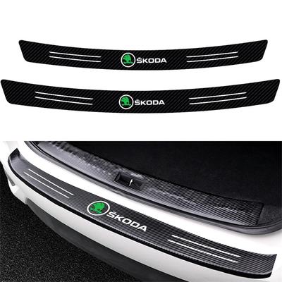 Auto Embleem Deurlijst Beschermer Sticker Achterklep Folie Accessoires Voor Kodiaq Octavia Enyaq Kamiq Scala Rapid Superb MK2 3