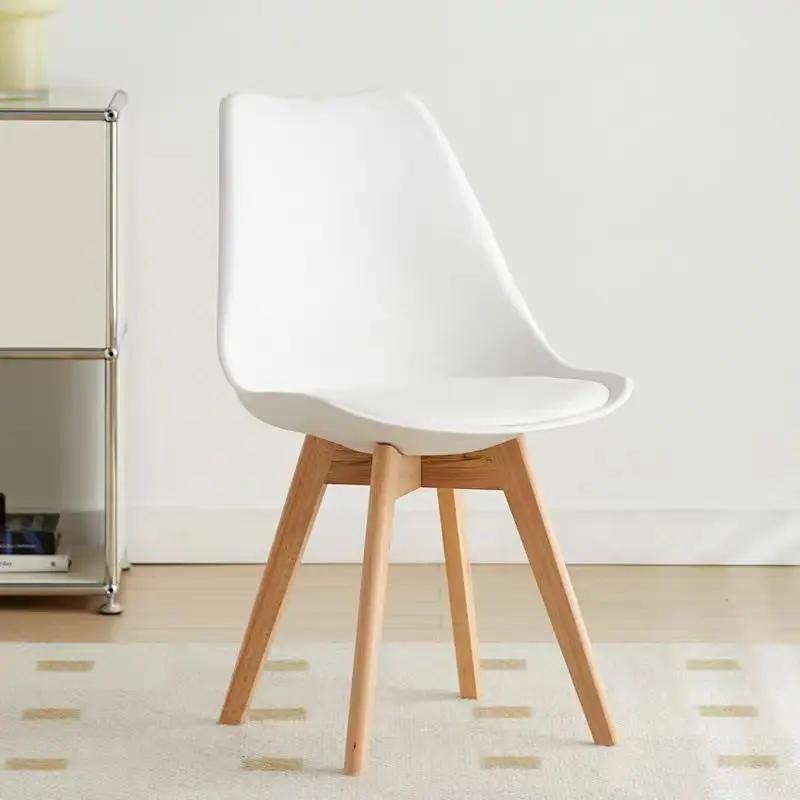 Silla de Comedor Moderna Silla Nórdica para el Hogar Silla Minimalista con Respaldo para Comedor, Sala de Estar