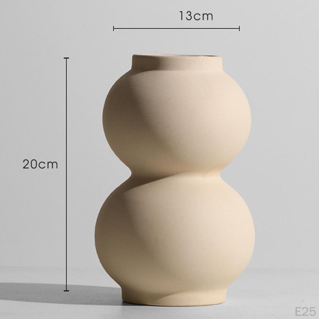 Ceramic Tabletop Flower Vases Nordic Style Vase Crafts Wedding for Centerpieces