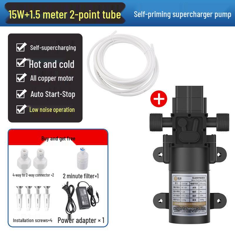 Leishi Tai Self-Priming Household Water Purifier Booster Pump - Mini Automatic Diaphragm Pump