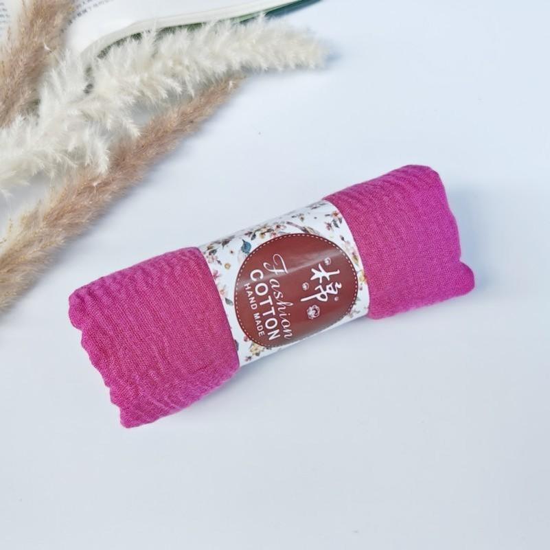 1-61 Colors Pleated Plain Hijab Scarf Bubble Solid Muslim Turban Wrinkle Women Scarves Veil Ripple Hijab Scarf Shawl Headscarf