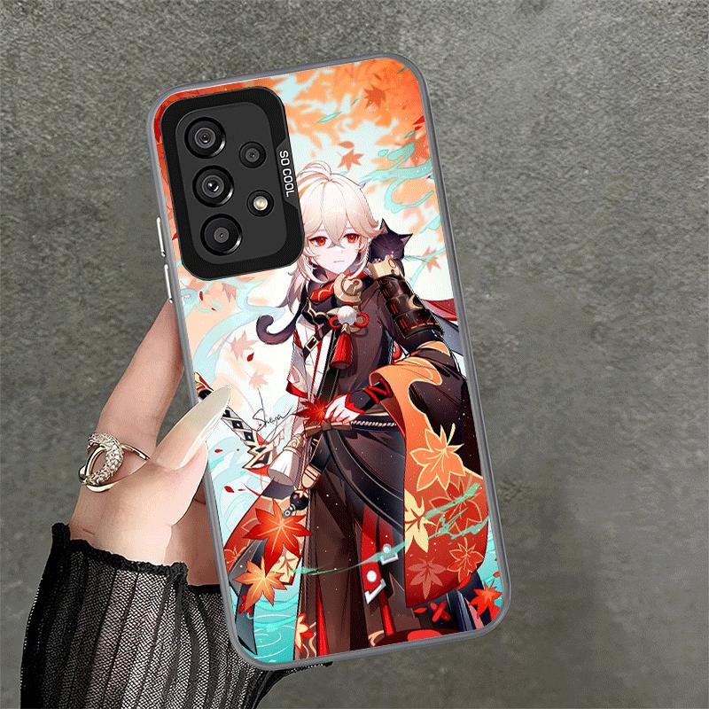 Genshin Impact Kazuha Soft Phone Case for Samsung A17 A16 A15 A14 A13 A57 A56 A55 A54 A53 A37 A36 A35 A34 A33 A26 A25 A24 A23 A5