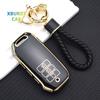 Tpu Gold Edge Key Shell Fob Holder For Kia Sorento Mq4 Ev6 K8 V6 7Buttons Car Remote Key Case Cover Protector