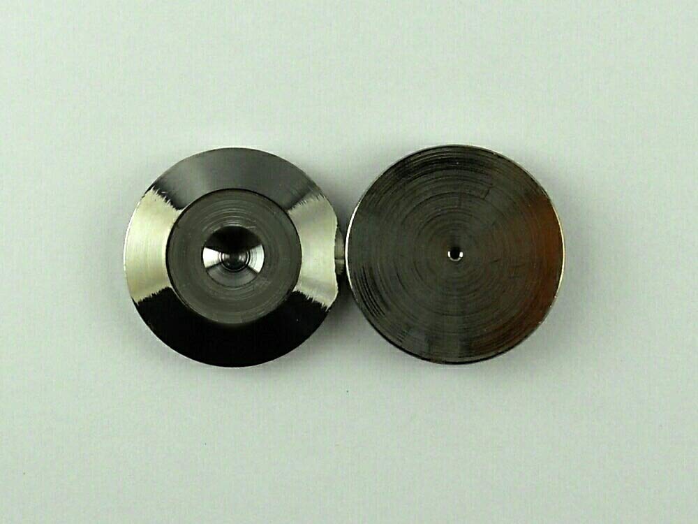 Lautsprecher-Isolator-Spike-Waffe Set von 6 Empfänger, Metall, Schwarz,