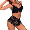 New Sex Underwear Sexy Female Lace Bow Split Underwear Sex Suit