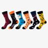 Halloween Socks with Scary Skulls, Vampire Teeth, and Pumpkin Faces Charm Designing Woman Man Autumn Winter Socks