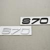 3D ABS Car Letters XC70 S70 V70 Logo Rear Trunk Badge Emblem Decals For Volvo XC70 S70 V70 Exterior Accessories