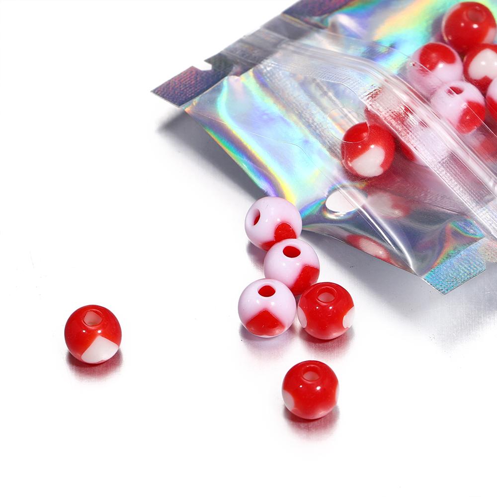 50pcs Self-Sealing Laser Small Plastic Bags for DIY Jewelry Pouch with Clear Display Window Jewelry Packaging Gift Storage Bag