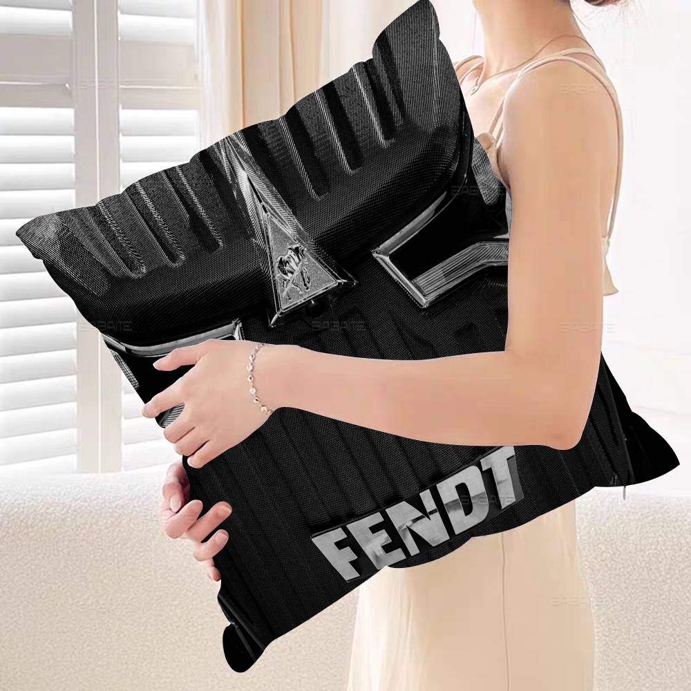Farming Tractor Fendt Pillowcase Toon Gift Cushion Cover Bedroom Home Sofa Chair Seat Decor Pillow Case