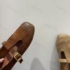 Women Flats Shoes Spring 2026 Retro Leather Shoes Fashion Shallow Round Toe T-shaped Ladies Comfort Ballet Style Mary Jane Shoes