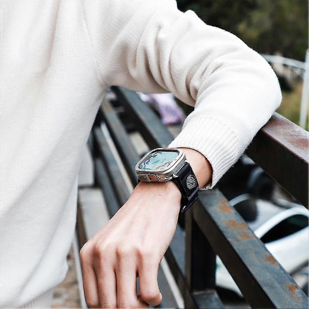Applicable For Apple Watch Alpine Metal Case Apple Ultra 2nd Gen/1st Gen Half Wrap Hollow Apple Protective Case
