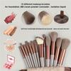 13pcs/8pcs Makeup Brushes with soft synthetic bristles For Makeup, including rouge brush, foundation make-up brush, eye shadow brush and lip brush