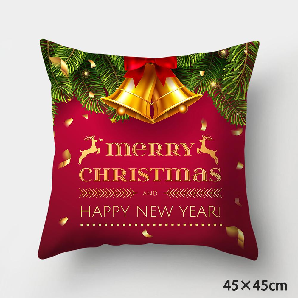 Christmas Cushions Happy New Year 2022 Wedding Decor Patterns from  Home  Gifts