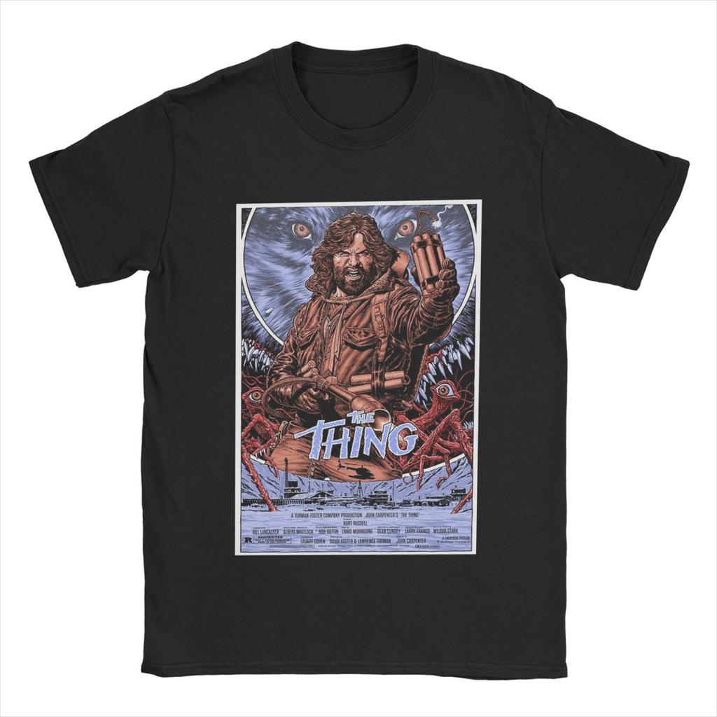 Věc Hororový film Tričko Pánské Čistá Bavlna Vtipná Trička Kulatý Výstřih Tričko Krátký Rukáv Topy Grafický Potisk