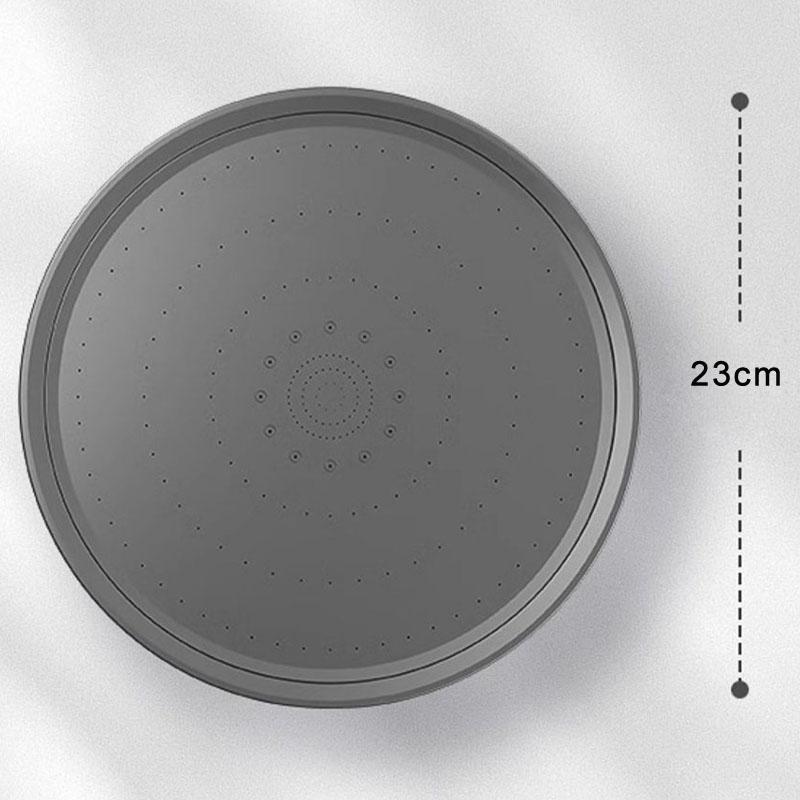 New 6 Modes Rainfall Shower Head Bathroom High Pressure Top Rain Shower Heads Shower Faucet Accessories Gun Grey/Black/Silver