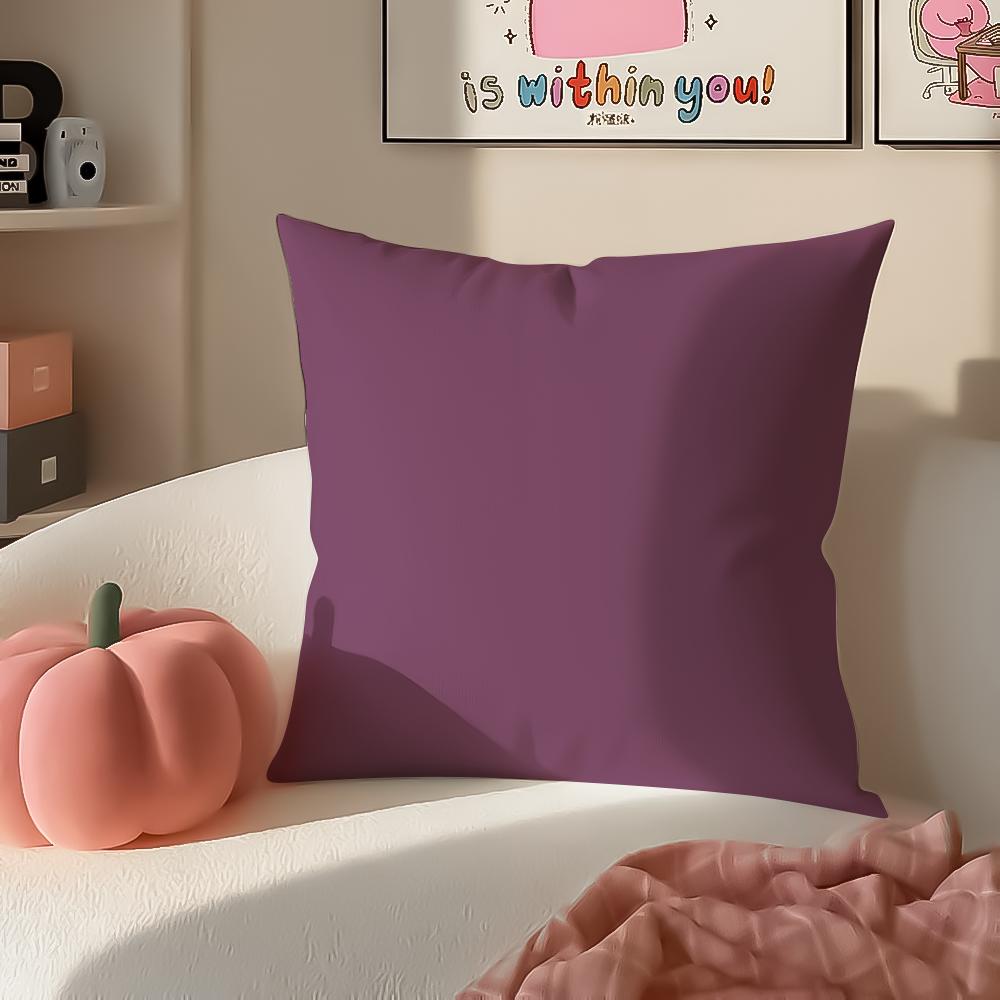 Bright Cheerful Ar Candy Color Cushion Cover Pillowcase Short Plush Invisible zipper Room Sofa Cushion Cover