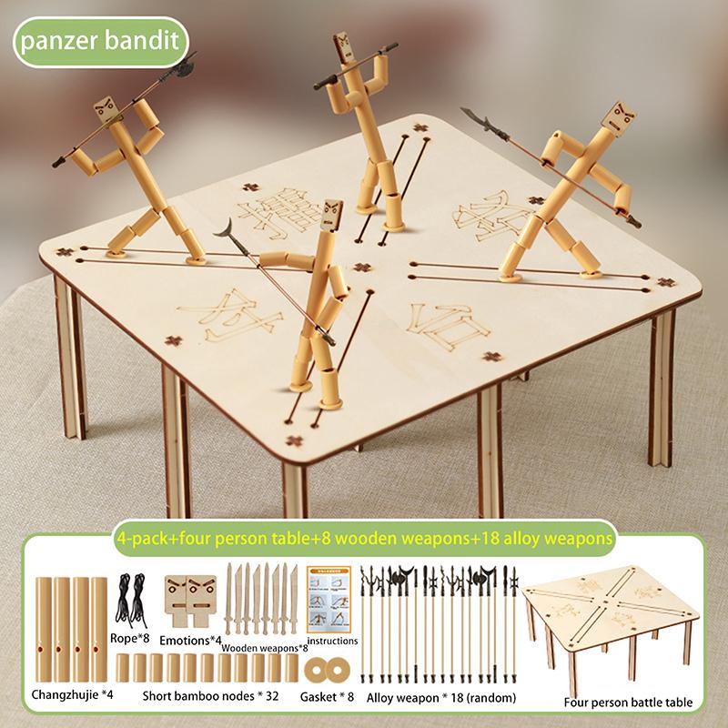 

Маленький бамбуковый человечек своими руками, веселая битва для двух игроков, интерактивные игры для вечеринок, обучающая игрушка, настольная кукольная игра, конкурс