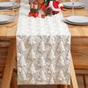 Christmas Quilted Sequined 3D Table Runner Sequins Christmas Tree Table Runner Event Party Dining Table Decoration Tablecloth